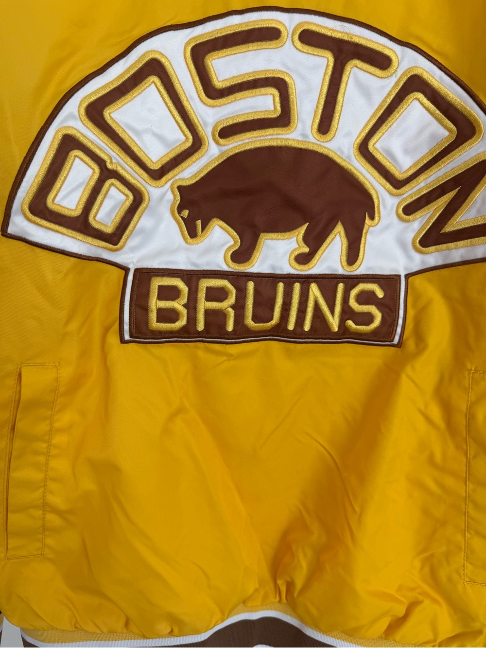 Vintage Starter Boston Bruins V-Neck Windbreaker Pullover Men’s Size Small - Picture 3 of 8